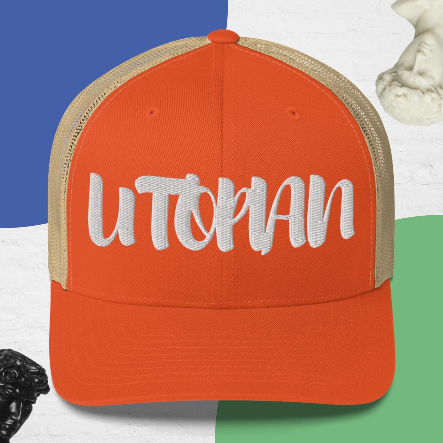 Embroidery utopian Cap