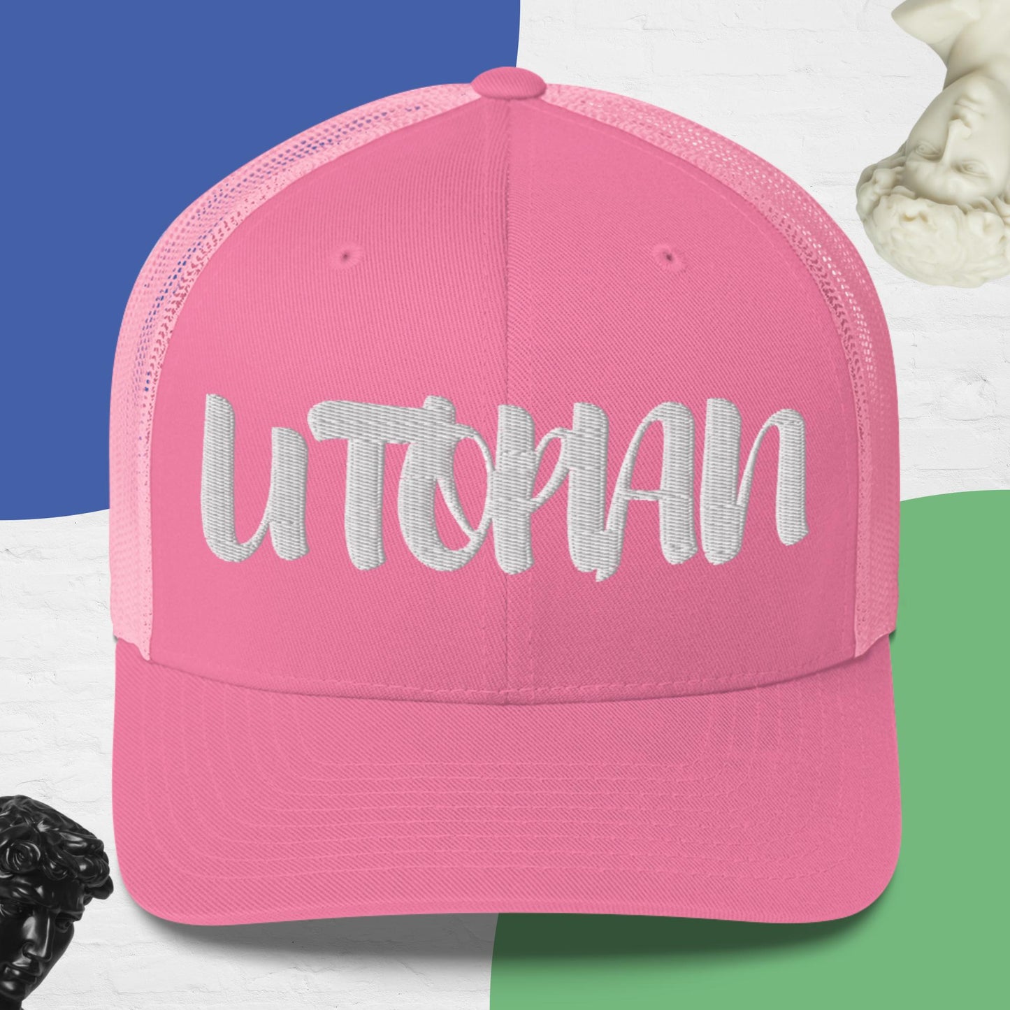 Embroidery utopian Cap