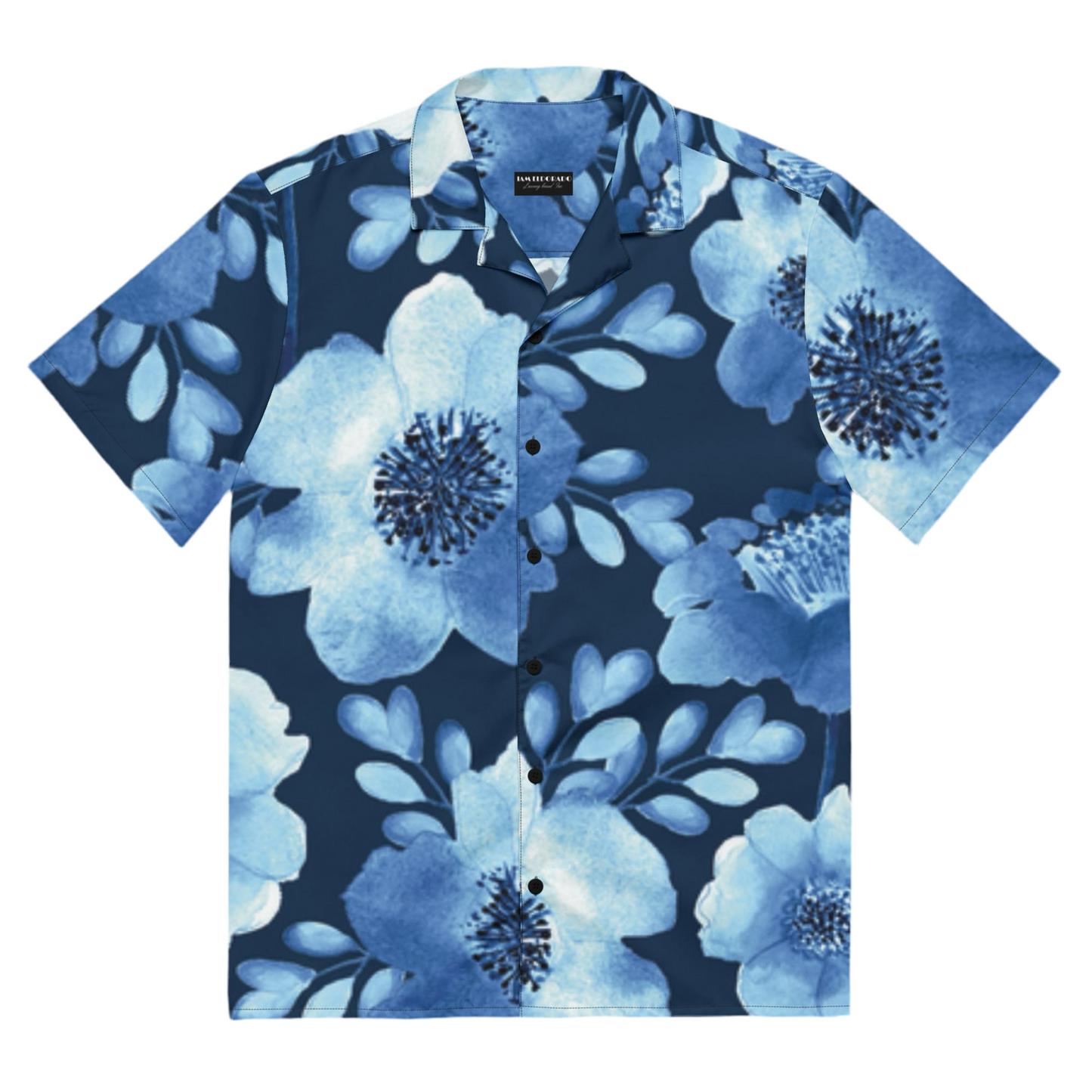 Flower button shirt - unisex