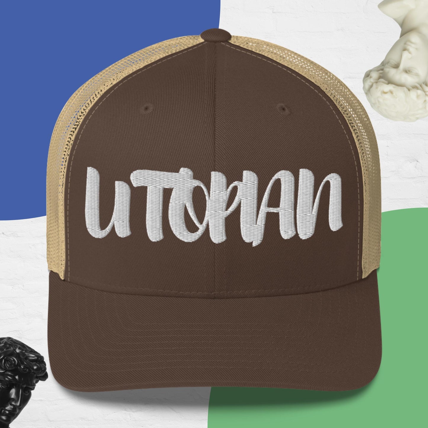 Embroidery utopian Cap