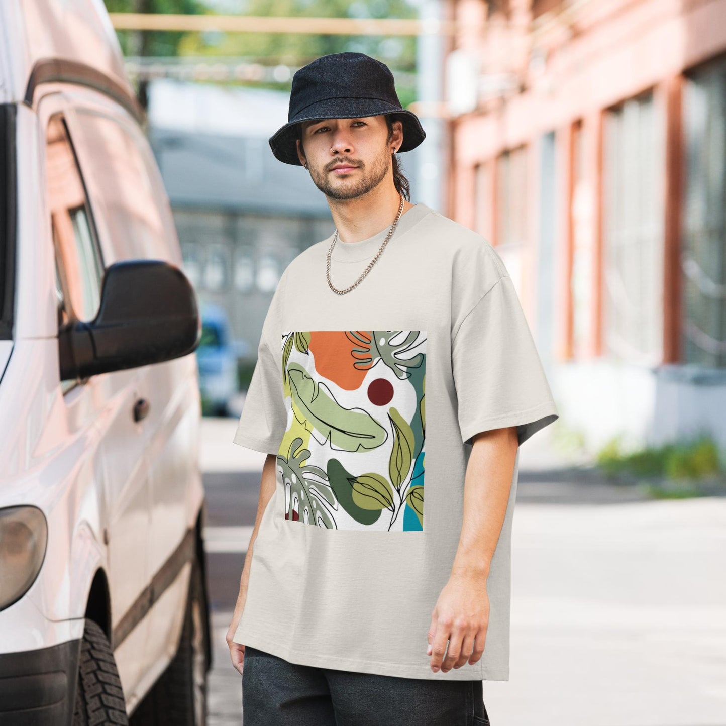 Oversized unique design t-shirt