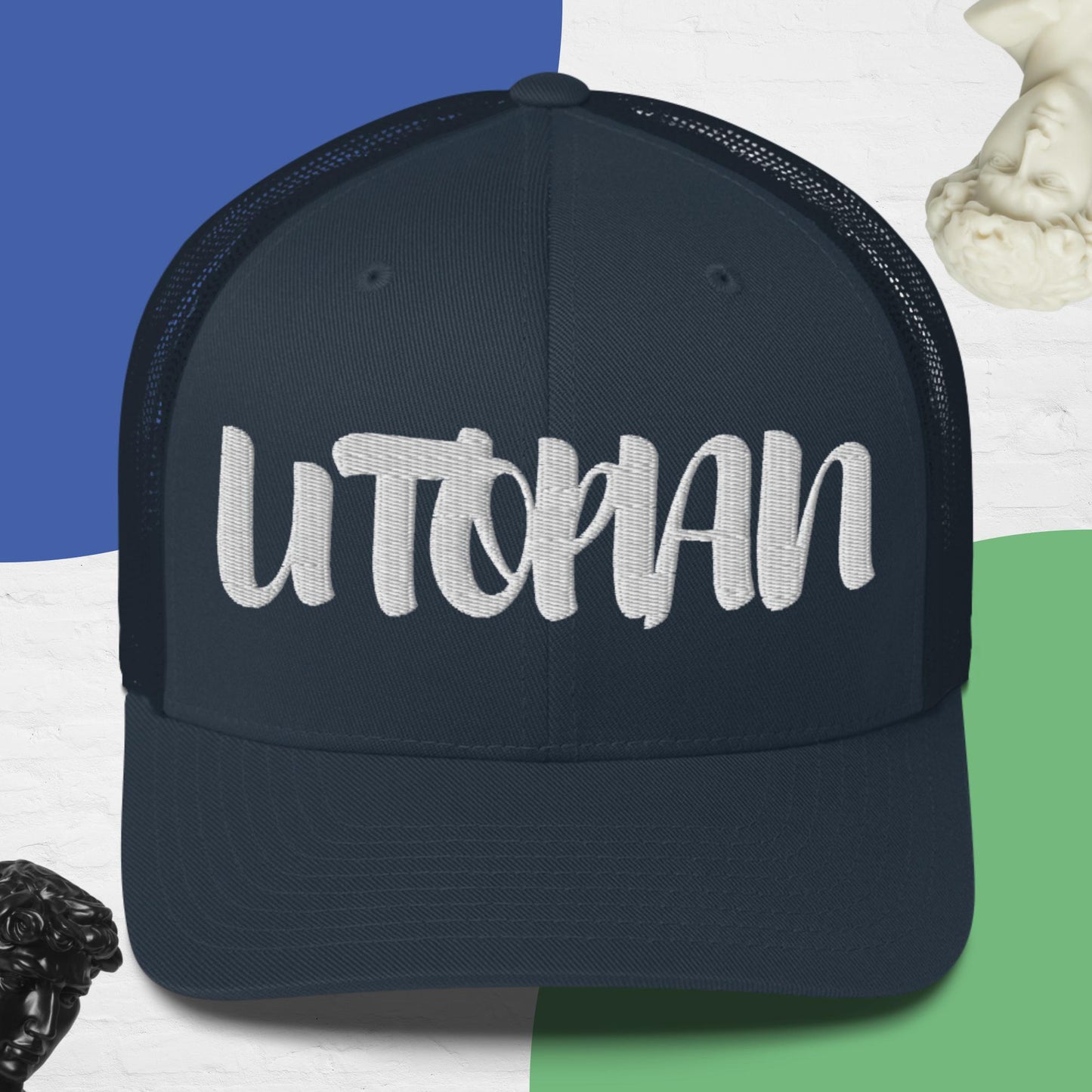 Embroidery utopian Cap