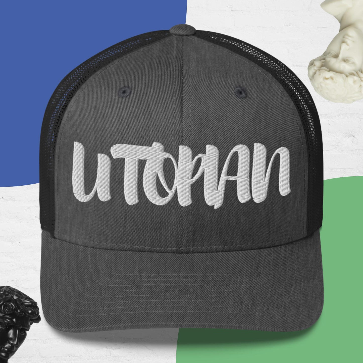 Embroidery utopian Cap