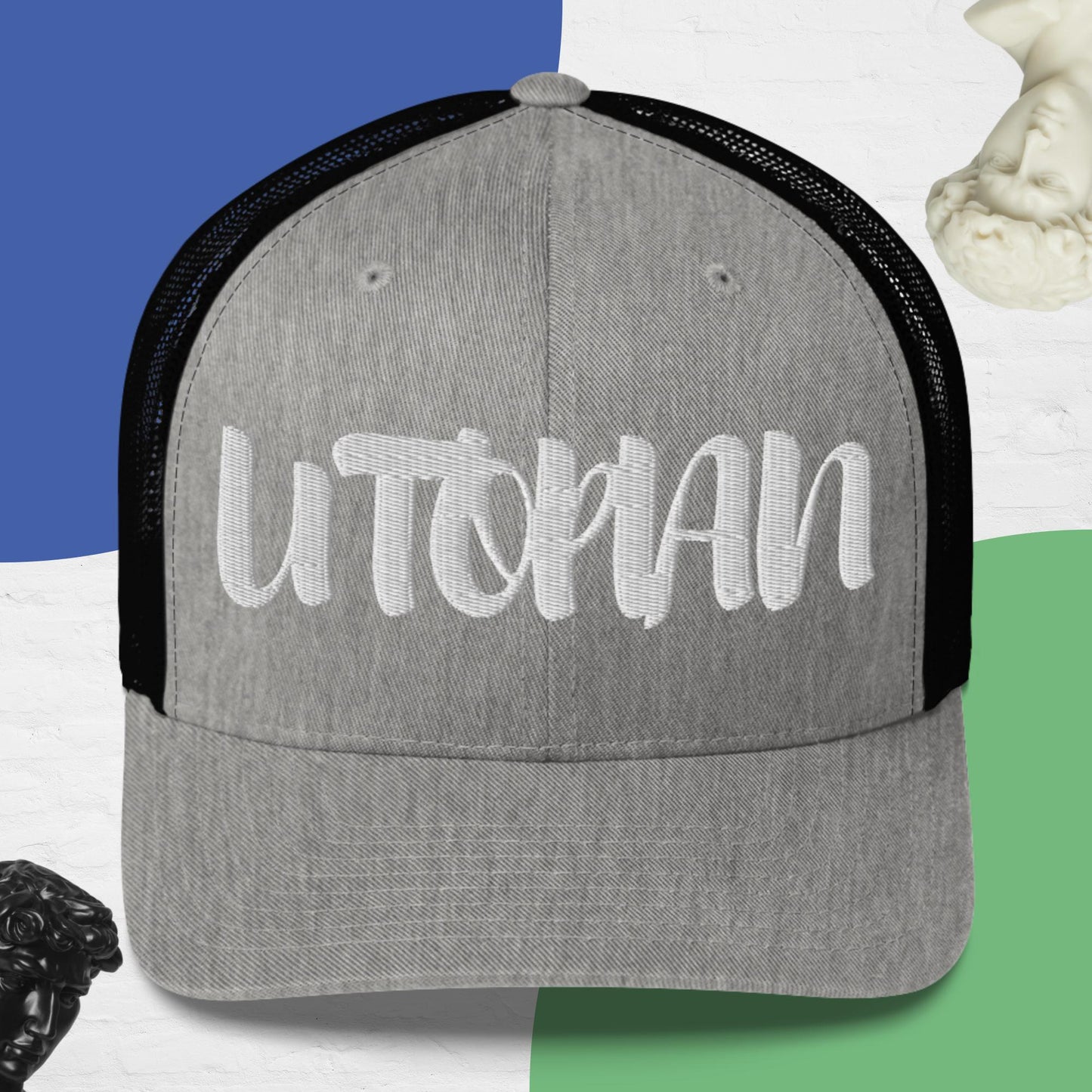 Embroidery utopian Cap