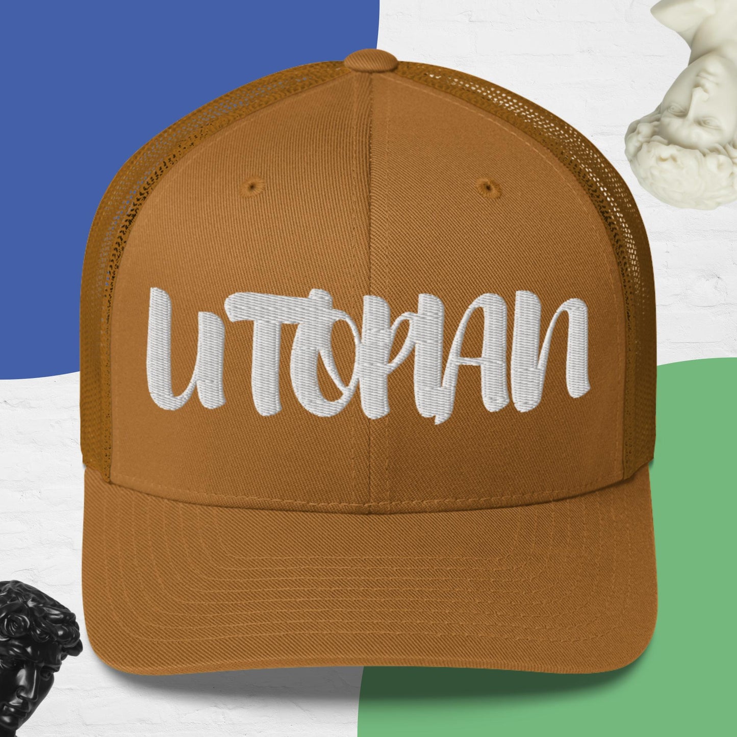 Embroidery utopian Cap