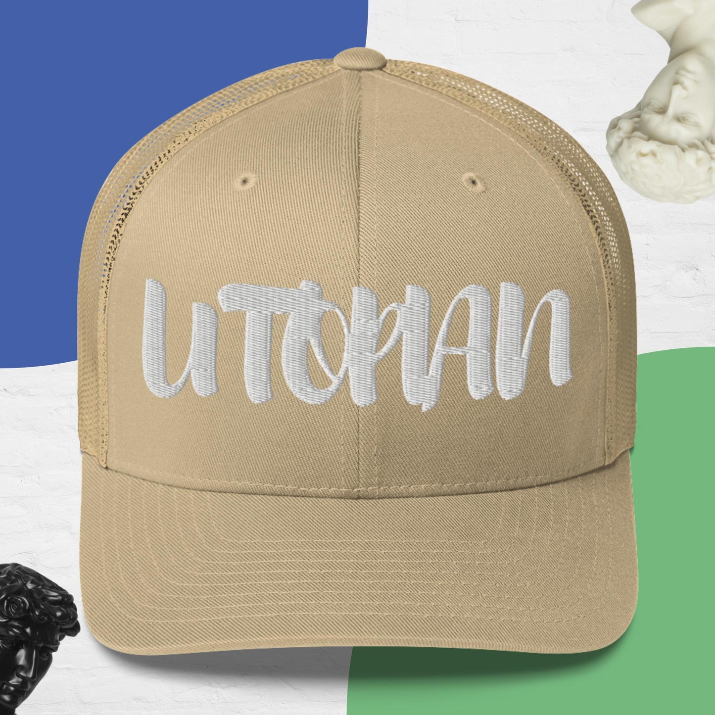 Embroidery utopian Cap